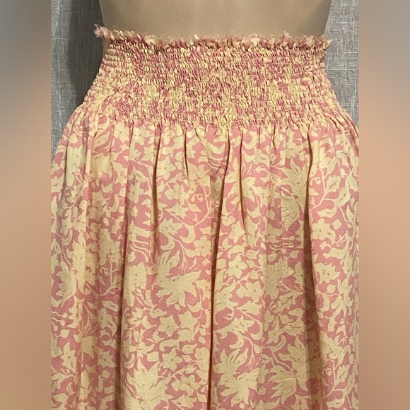 New”NATALIE MARTIN Bella silk skirt floral-SMALL- in cream & light pink - Picture 2 of 6